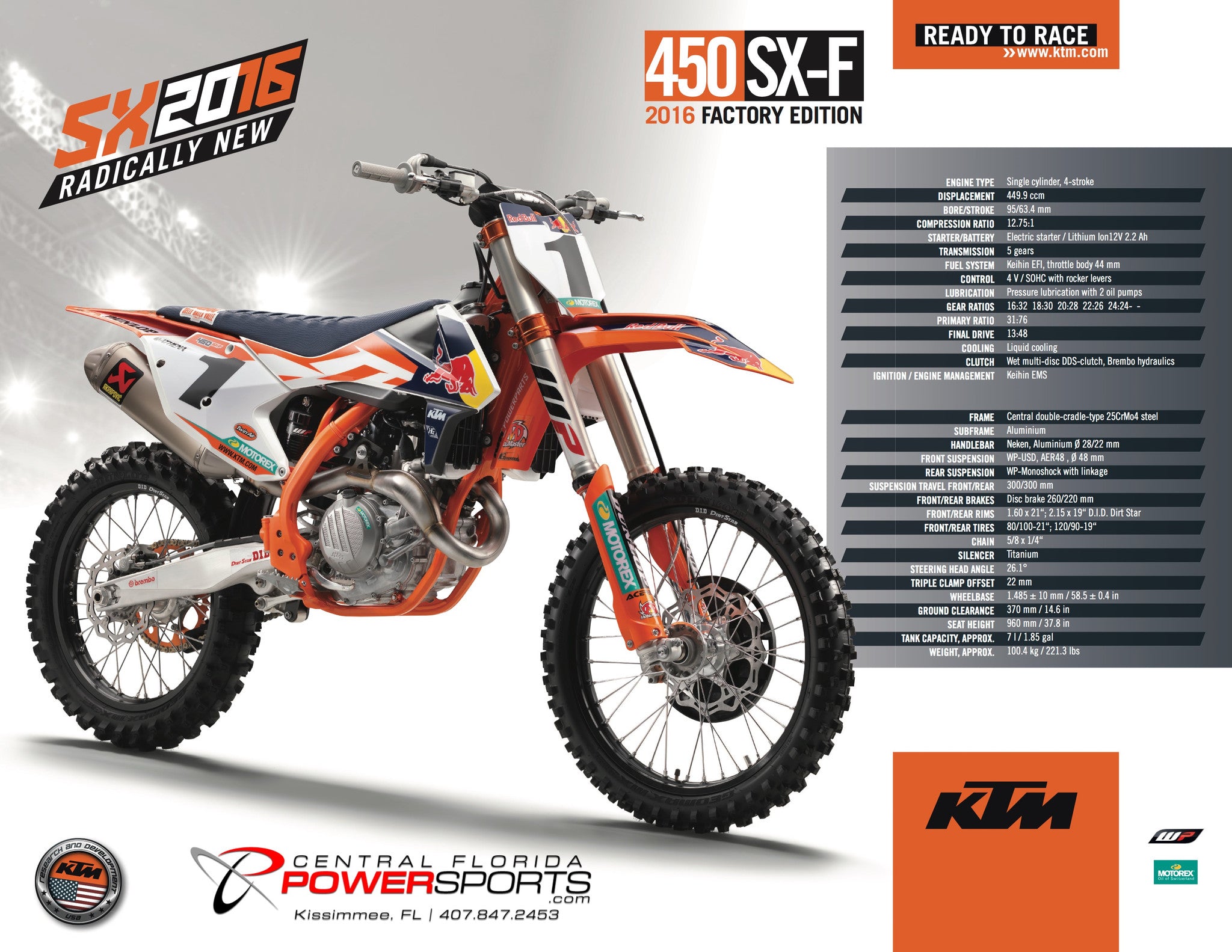 2016 KTM Factory Editions Announced