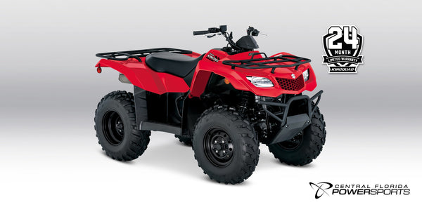 2027 Suzuki KingQuad 400ASi in Flame Red - lifestyle header