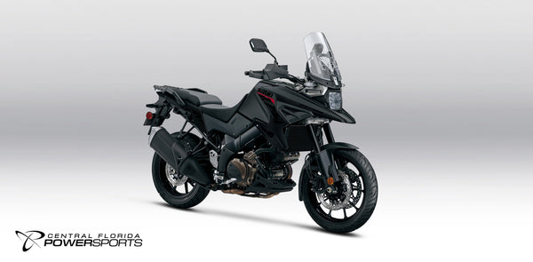 2027 Suzuki V-Strom 1050 in Metallic Matte Black No.2 - lifestyle header