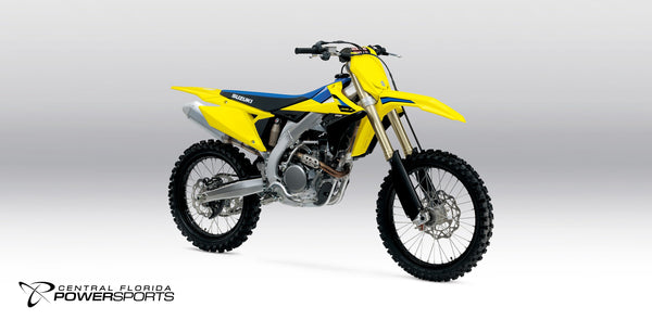2027 Suzuki RM-Z250 in Champion Yellow No. 2 - lifestyle header
