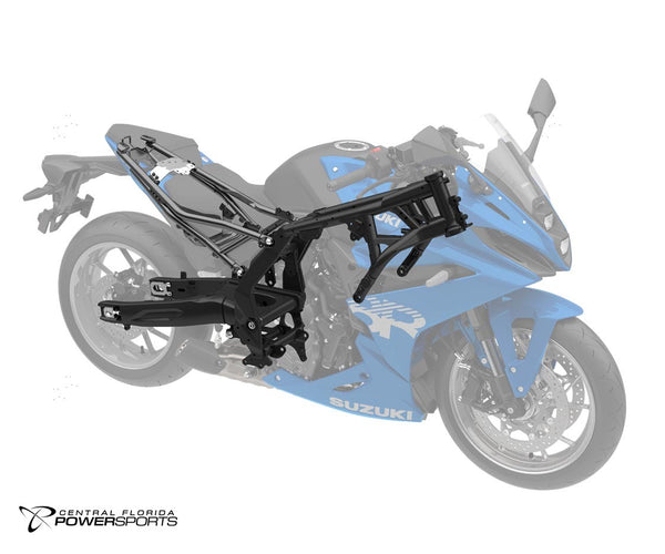 2027 Suzuki GSX-8R in Metallic Matte Black No.2 - chassis detail