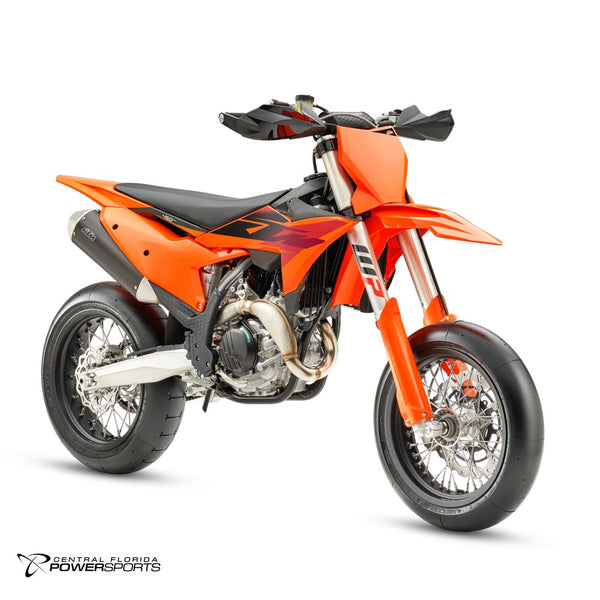 2027 KTM 450 SMR in Orange - ergonomie detail