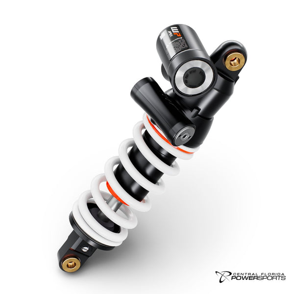 2027 KTM 990 RC R in Black - shock detail