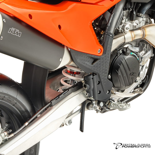 2027 KTM 450 SMR in Orange - wp xact shock detail