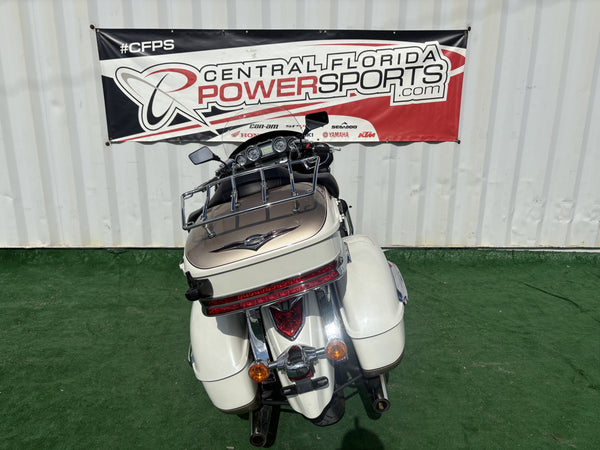 2012 Kawasaki Vulcan 1700 White — rear view | Central Florida PowerSports Kissimmee