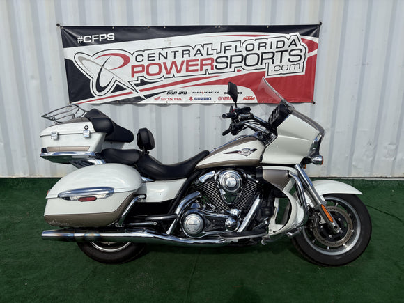 2012 Kawasaki Vulcan 1700 White — right side profile | Central Florida PowerSports Kissimmee