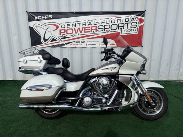 2012 Kawasaki Vulcan 1700 White — right side profile | Central Florida PowerSports Kissimmee