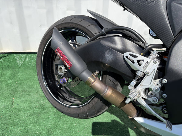 2014 Suzuki GSX-R1000 Blue/White — exhaust and rear wheel | Central Florida PowerSports Kissimmee