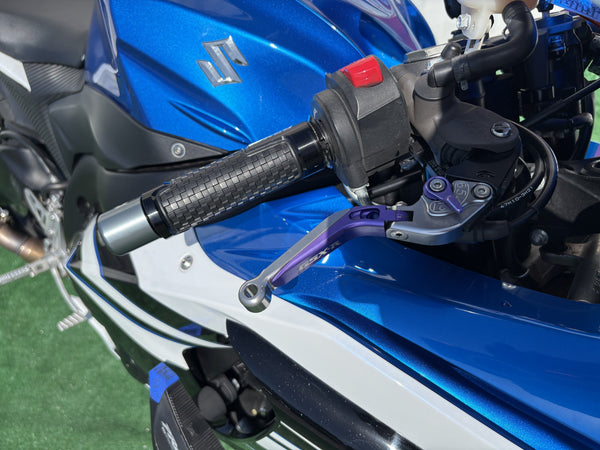 2014 Suzuki GSX-R1000 Blue/White — right handlebar controls | Central Florida PowerSports Kissimmee