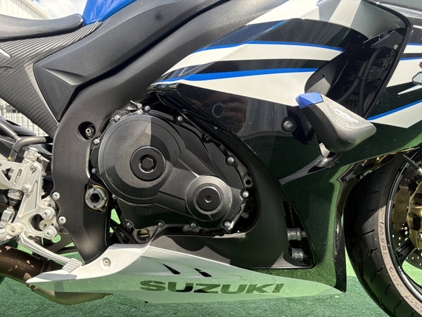 2014 Suzuki GSX-R1000 blue/white — engine detail | Central Florida PowerSports Kissimmee