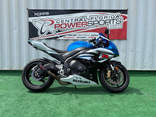 2014 Suzuki GSX-R1000 blue/white — right-side profile | Central Florida PowerSports Kissimmee
