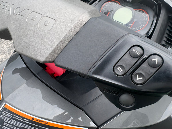2015 Sea-Doo GTX Limited 215 gray handlebar mode and set controls