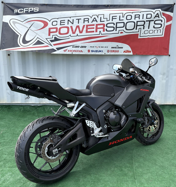 2020 Honda CBR600RR black — rear right three-quarter | Central Florida PowerSports Kissimmee