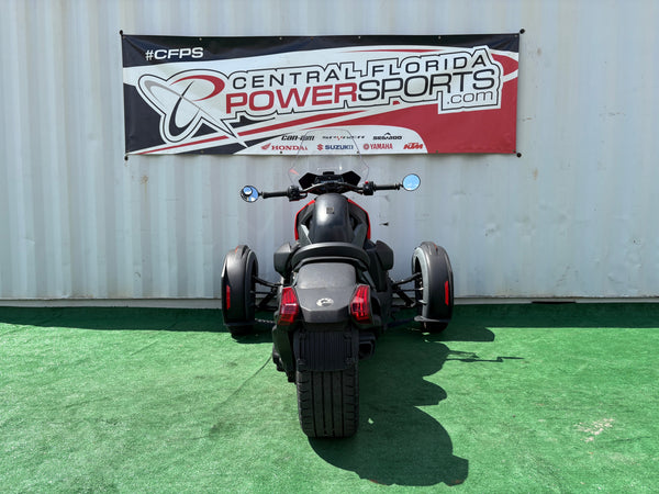 2021 Can-Am Ryker 900 ACE black/red — rear view | Central Florida PowerSports Kissimmee