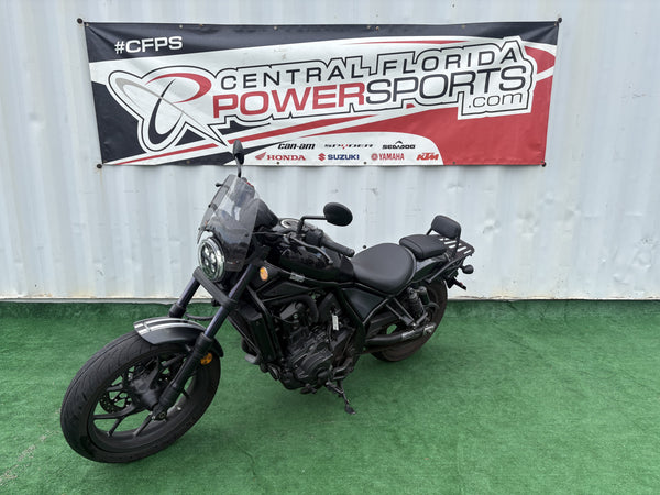 2022 Honda Rebel 1100 Black — front left three-quarter | Central Florida PowerSports Kissimmee