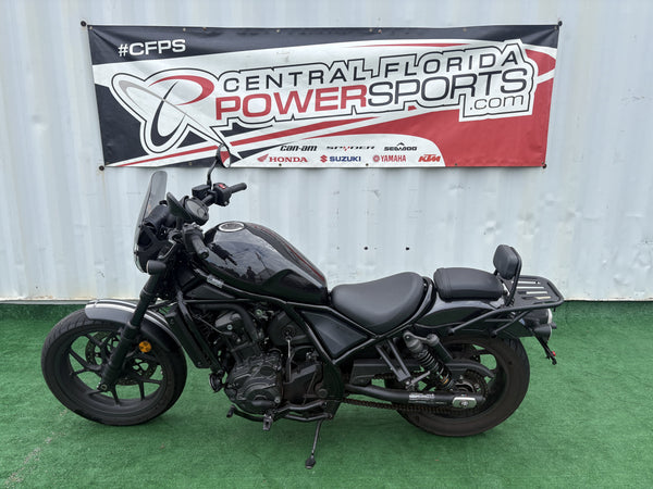 2022 Honda Rebel 1100 Black — left side profile | Central Florida PowerSports Kissimmee