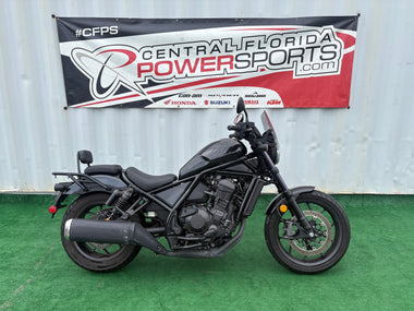 2022 Honda Rebel 1100 Black — right side profile | Central Florida PowerSports Kissimmee
