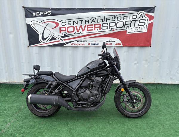 2022 Honda Rebel 1100 Black — right side profile | Central Florida PowerSports Kissimmee