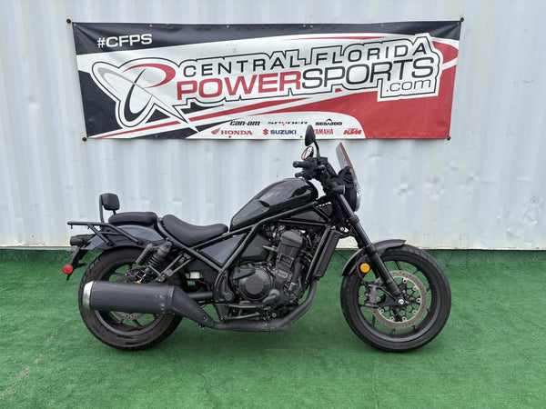 2022 Honda Rebel 1100 Black — right side profile | Central Florida PowerSports Kissimmee