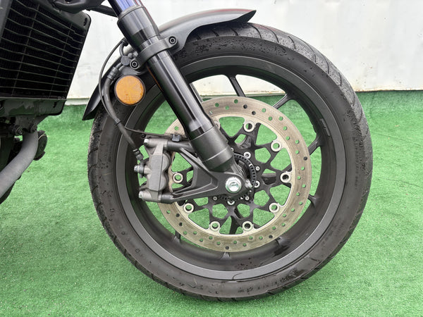 2022 Honda Rebel 1100 Black — front wheel detail | Central Florida PowerSports Kissimmee