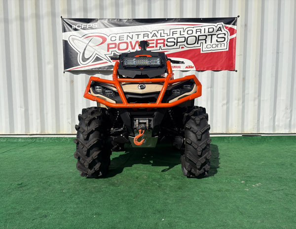 2023 Can-Am Outlander X MR 850 tan front view