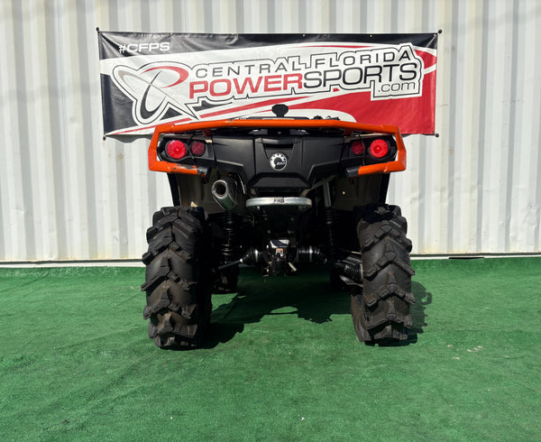 2023 Can-Am Outlander X MR 850 tan rear view