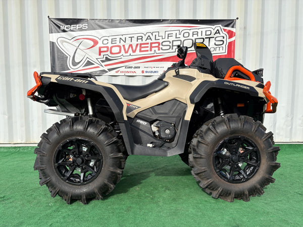 2023 Can-Am Outlander X MR 850 tan right side profile
