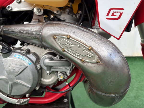 2023 GASGAS EC 300 red — FMF exhaust detail | Central Florida PowerSports Kissimmee