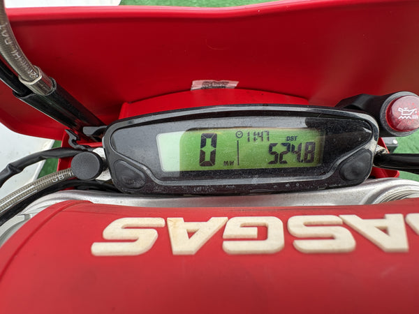 2023 GASGAS EC 300 red — odometer and hour meter | Central Florida PowerSports Kissimmee