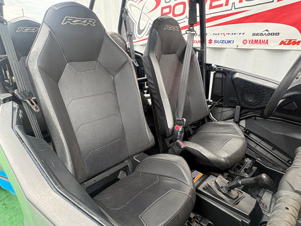 2023 Polaris RZR XP 4 1000 gray front seats