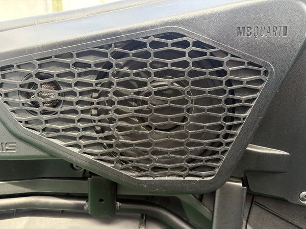 2023 Polaris RZR XP 4 1000 gray MB Quart speaker grille, alternate