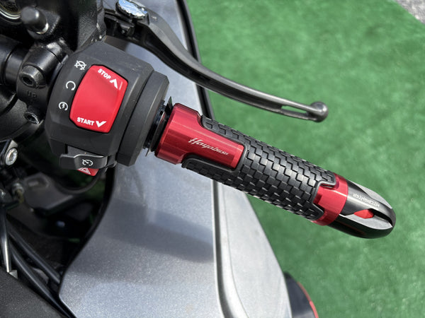 2023 Suzuki Hayabusa grey/red — right handlebar | Central Florida PowerSports Kissimmee