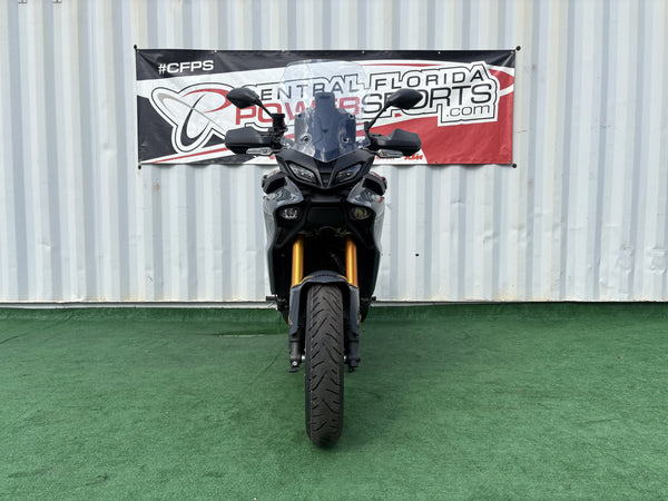2024 Yamaha Tracer 9 GT+ black — front view | Central Florida PowerSports Kissimmee