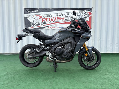 2024 Yamaha Tracer 9 GT+ black — right-side profile | Central Florida PowerSports Kissimmee