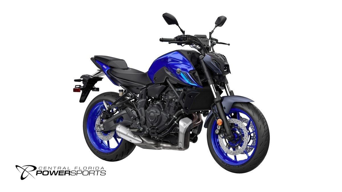 Black yamaha mt 07 top