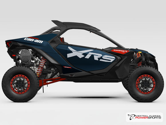 2025 Can-Am Maverick R side profile studio photo