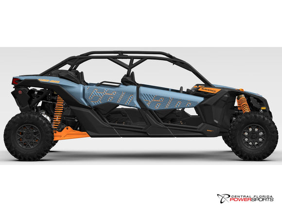 2025 Can-Am Maverick X3 MAX RS Turbo RR side profile studio photo