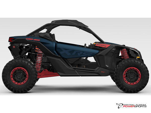 2025 Can-Am Maverick X3 X RS Turbo RR With Smart-Shox side profile studio photo