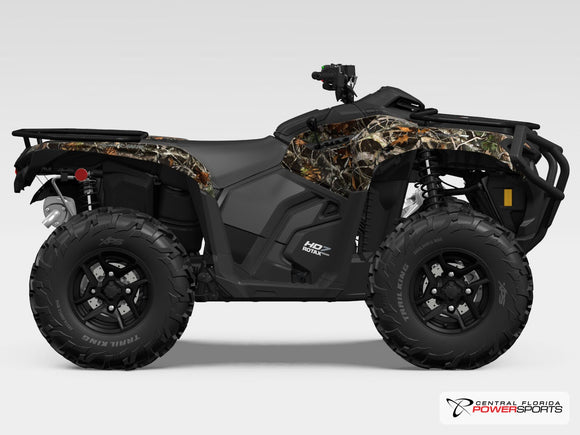 2025 Can-Am Outlander Pro Hunting Edition side profile studio photo