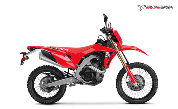2025 Honda CRF450RL side profile studio photo