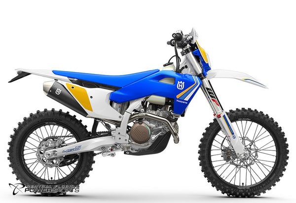 2025 Husqvarna FE450 side profile studio photo