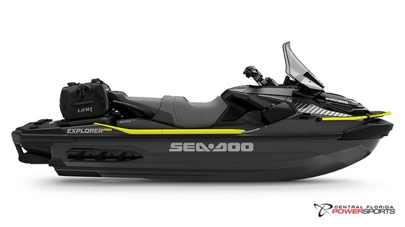 2025 Sea-Doo Explorer Pro 170 side profile studio photo