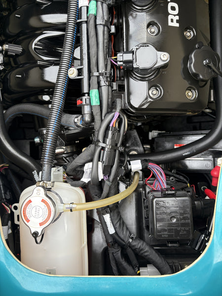 2025 Sea-Doo GTI SE 170 Rotax engine compartment