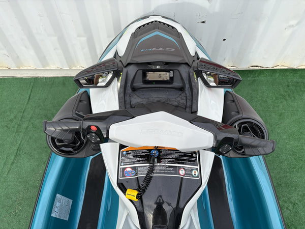 2025 Sea-Doo GTI SE 170 helm and handlebar overhead view