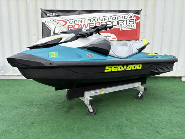 2025 Sea-Doo GTI SE 170 blue left side profile