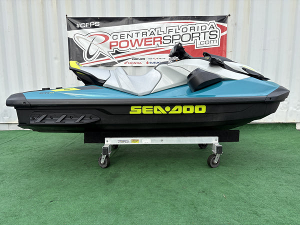2025 Sea-Doo GTI SE 170 blue right side profile