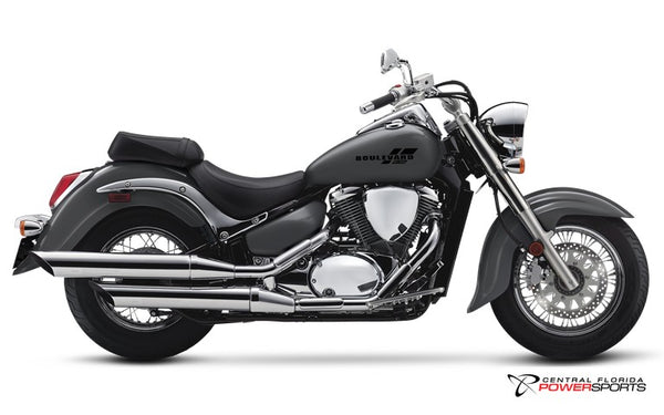 2025 Suzuki Boulevard C50 side profile studio photo