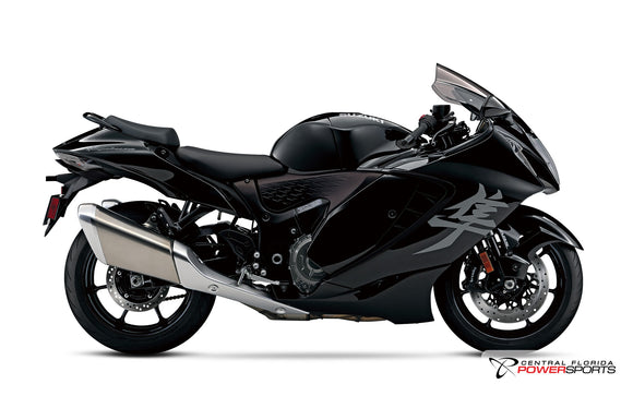 2025 Suzuki Hayabusa side profile studio photo
