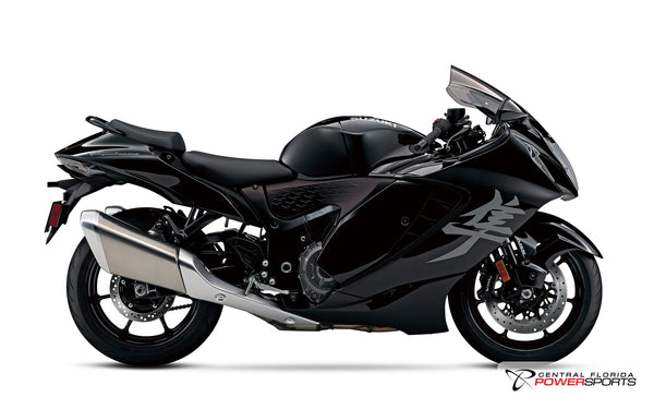 2025 Suzuki Hayabusa side profile studio photo