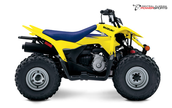 2025 Suzuki QuadSport Z90 side profile studio photo